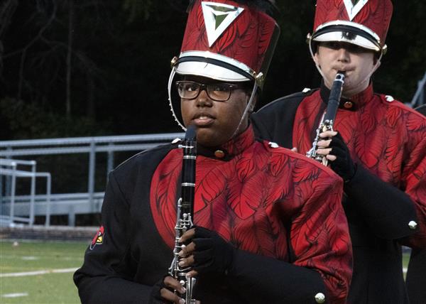 Crofton High School Marching Band Performing
